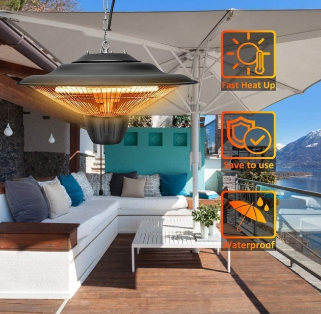 Pyramid patio heater