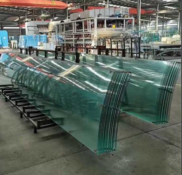 Enamel coating drying for glass